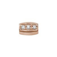 Charm Elements Donna PIETRE PREZIOSE in Oro rosa Diamante DCHF7858.001